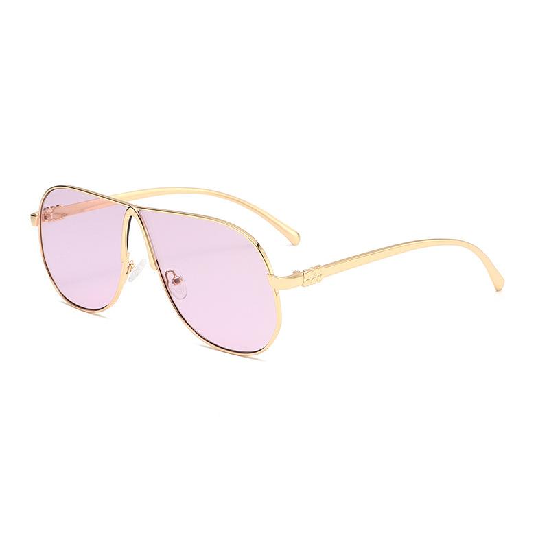 2335 Oversized Metal Pilot Sunglasses for Men Women, Stylish Butterfly Aviator Sun Glasses, Fashion Personalized Shades 603383