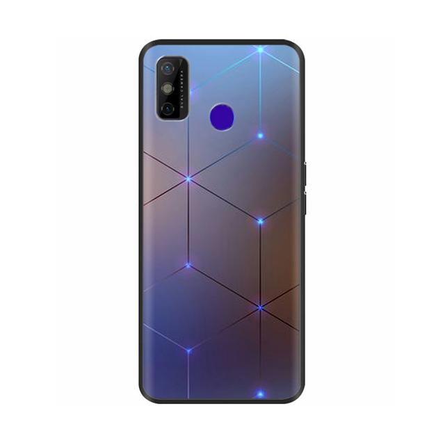 Pentru Tecno Spark 6 Go Husă pentru telefon Husa din silicon moale de desene animate pentru Tecno Spark 6 Go Spark6 Go Negru Tpu Bara de protecție drăguță de desene animate