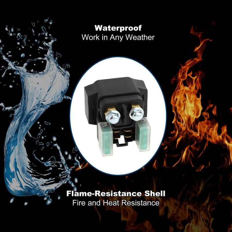 Motoforti 1 Pc for Yamaha ATV 350 400 450 660 Auto Relay 4 P Waterproof Car Relay