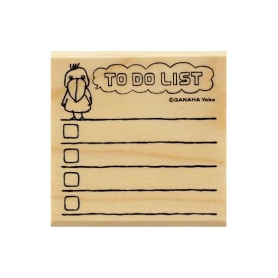 Children s Kao Stamp Animal Stamp [Notebook Edition] TO DO LIST/Shoebill 1675-011