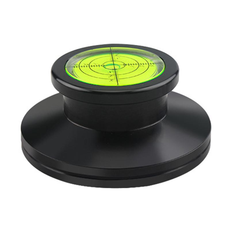 1Pcs LP Recording Stabilizer Universal Vinyl Record Turntable Aluminum Player With Level Bubble Stabilizer Clamp Alloy Weight