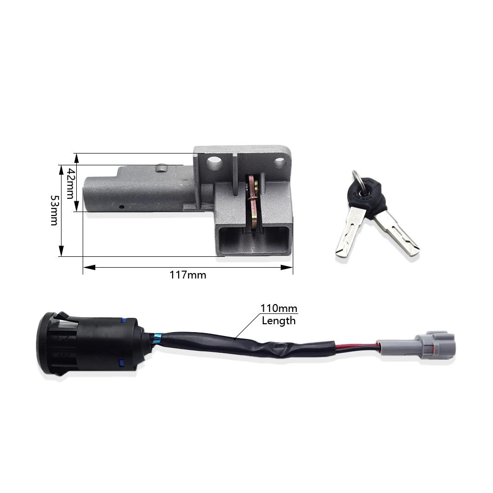 For Surron Ignition Switch Barrel Lock with Keys Start Ignition Light Bee X S Universal Motorcycle Ignition Lock Set Accessories Ignition Key Barrel