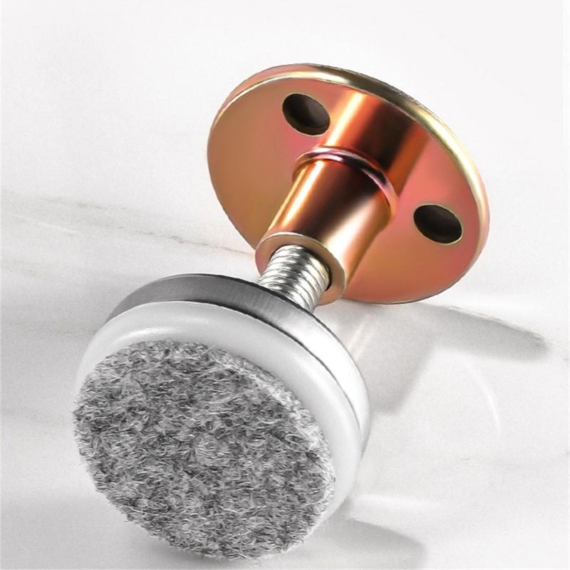 4Pcs Furniture Cabinet Stabilizers Headboard Stopper Adjustable Threaded Bed Frame Anti-Shake Tool Hardware Enduring