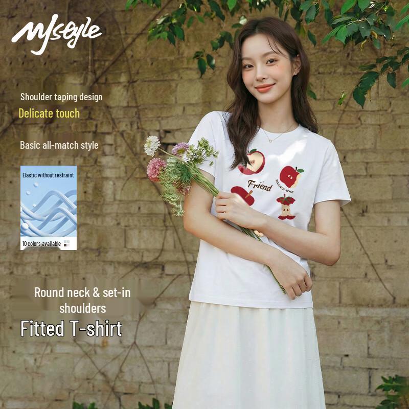 MJ Style Women s Puppy Print Short Sleeve T-shirt XL