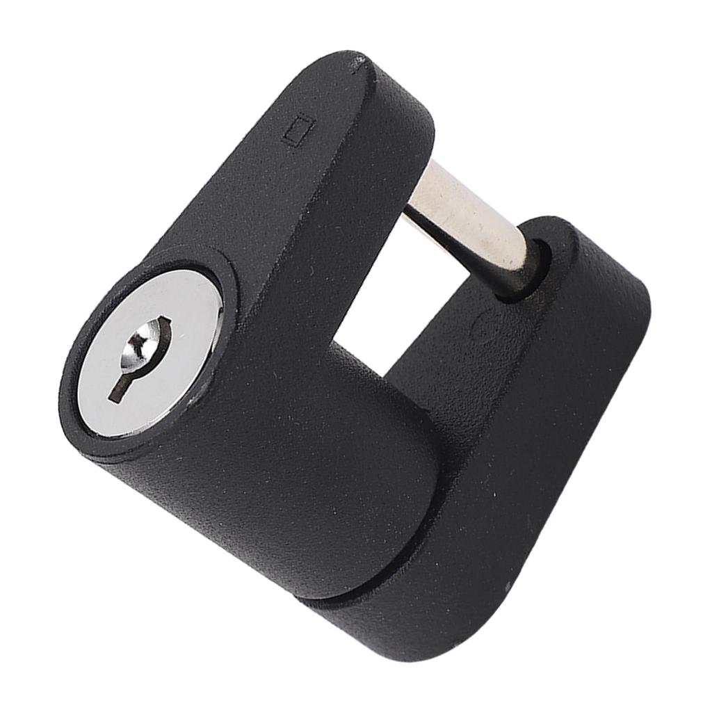 Trailer Tongue Coupler Lock Heavy Duty Anti Theft Versatile Coupler Lock for RVS Trucks Toolbox Black