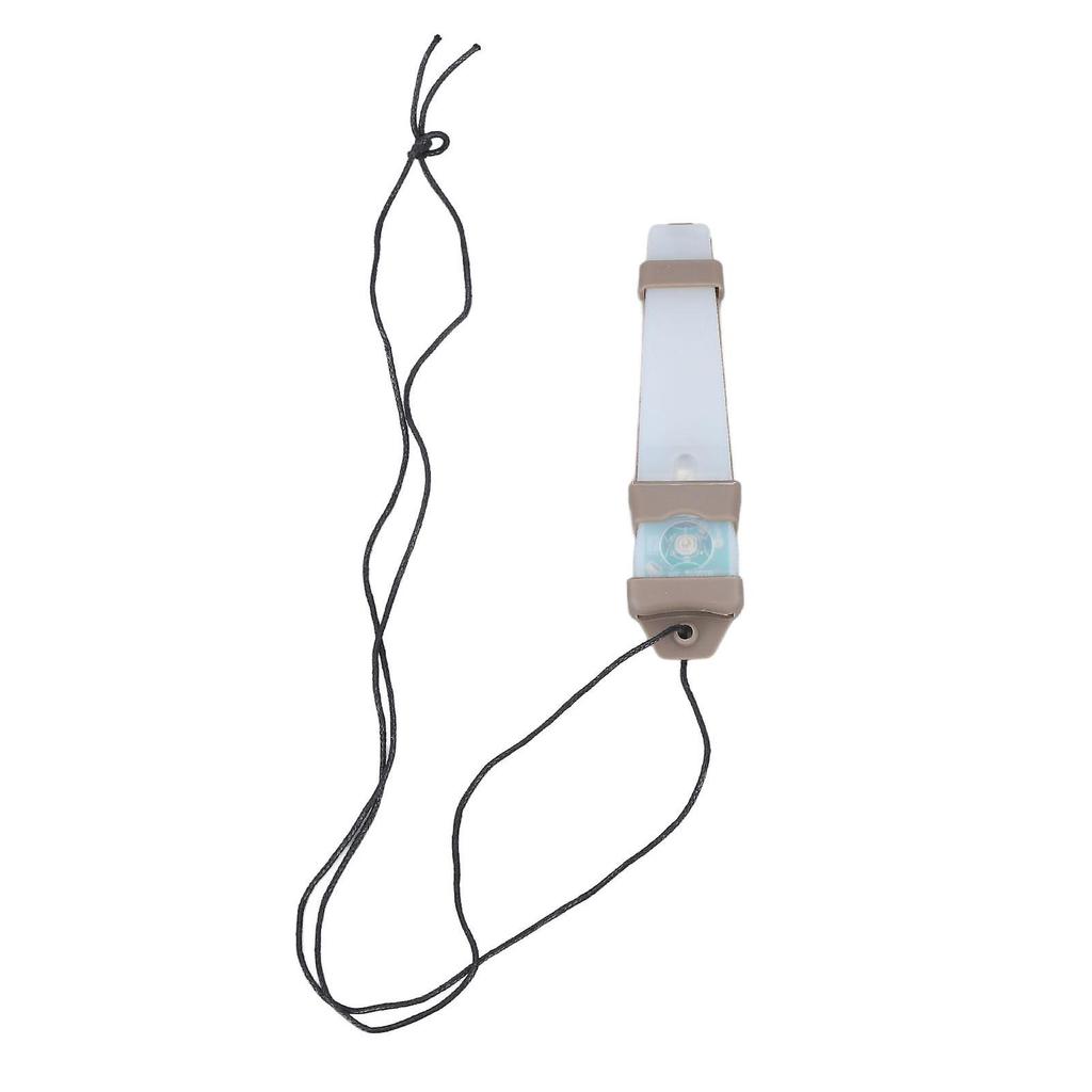 Persönliche Identifikationsmarkierungsleuchte mit Klettverschluss, wasserdicht, 150 mAh, blinkendes Überlebenslicht zum Wandern, bodenfarben mit rotem Licht
