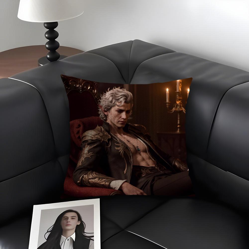 

AAstarion Game Cushion Cover Natural Linen Organic Fabric DoubleSided Printing Sofa Home Decor Gift Pillow Case 30x30cm