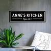 Personalized Vintage Kitchen Metal Sign Custom Aluminum Wall Decor Home Restaurant