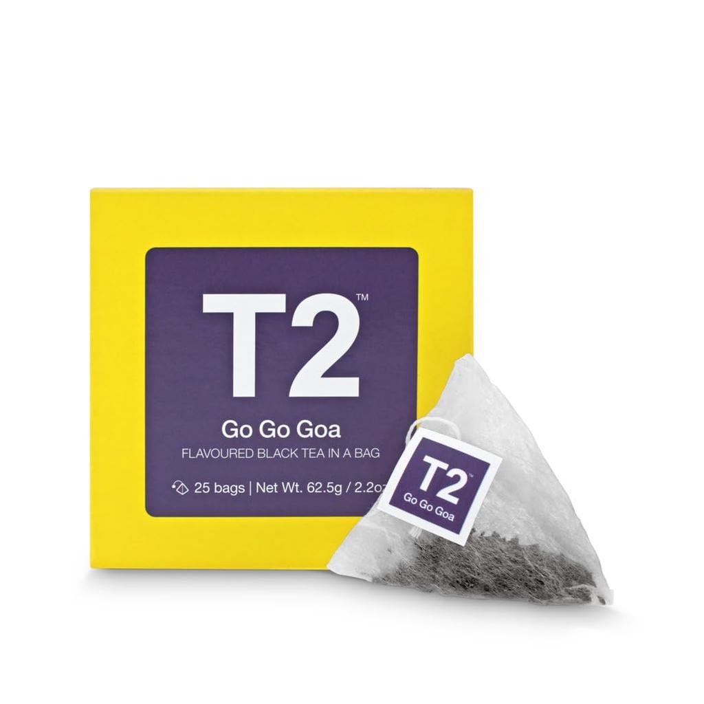 T2 Tea Go Go Goa Tea Bags, 2.5g X 25 Packs