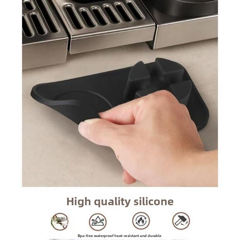 Tamping Mat for Ninja Luxe Cafe Espresso Machine ES601 Food-Grade Silicone Tamper Holder Non-Slip Accessories 3