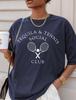 Tequila & Tennis Social Club Comfort Colors Short Sleeve T-Shirt, Girl’s Trip, Bachelorette Party