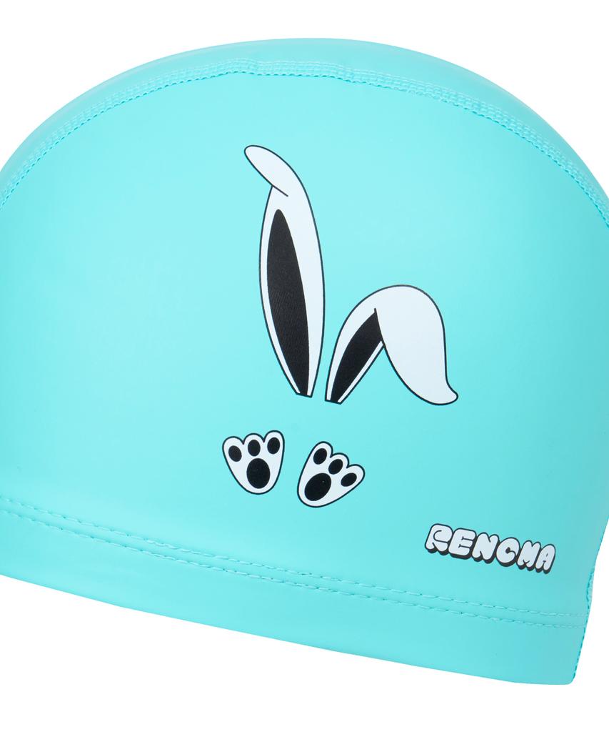 Lenomasuyeongbog Supplies Kids' Bunny Pu Swim Cap Mint Ro-Rc2E056-Mn