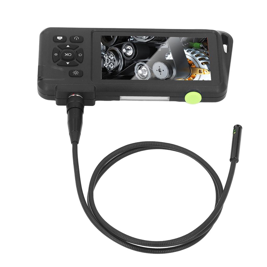 Handheld Industrial Endoscope 4.5in Screen HD 1080P 7.9mm Dual Lens Borescope Inspection Camera for Pipeline