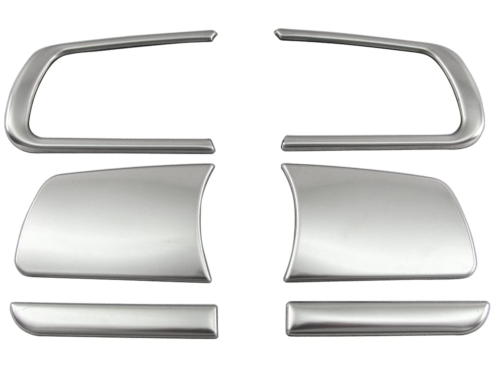 

BRIGHTZ Pixis Van Нержавеющая сталь Рулевое колесо Сатиновое серебро Совместимо с и 710 Pixis Vans S700M/S710M Панель, 6 штук, [INT-ETC-681] 700M, 710M, 700,