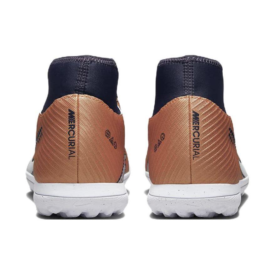 Nike Mercurial Superfly 9 Club Rund Tå Komfortable Gressko Herre Fotballsko Gull Hvit Svart DR5950-810