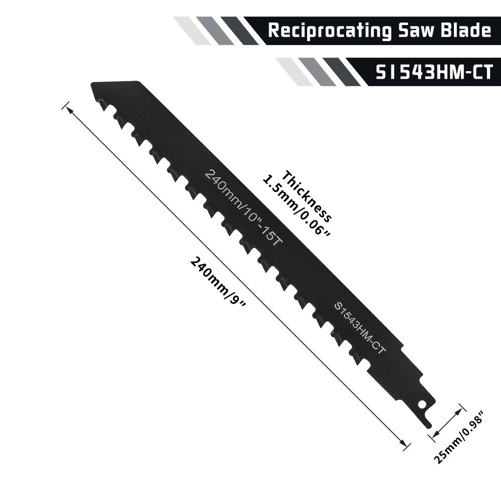

Полотна для сабельных пил из карбидного сплава, пузырчатые кирпичи, полый кирпич, бетон, камень, режущие инструменты, пилы для ремонта 240mm
