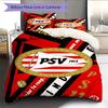PSV Eindhoven  Pattern Bedding Quilt Set Quilt Cover Pillowcase Home Decoration Birthday Gift (1 * duvet cover + 2 * pillowcase, without core)