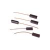 20PCS Carbon Brushes Wire Leads Generator Generic Electric Motor Brushes Motor Regulator Carbon Brush Replacement 4.5x6.5x20mm