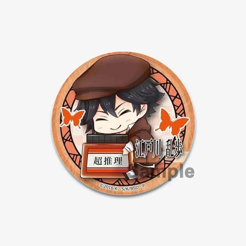 32/44/58mm Bungo Stray Dogs Pin Agency Atsushi Nakajima Dazai Osamu Soft Button Decorative Handmade Hat Badge Gift Accessory