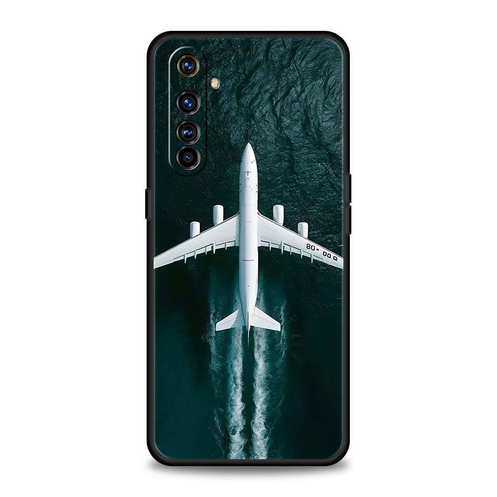 Aircraft Airplane Cool Phone Case For Realme 12 11 10 9 8 5G 7 6 GT5 GT3 GT2 Pro Plus C21 C11 C25 C35 For GT Neo 2 3 3T 5 Cover