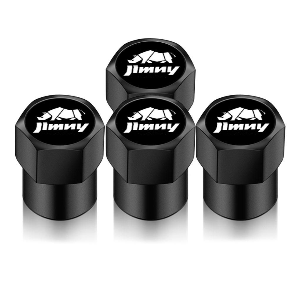 4PCS Universal DIY Car Wheel Tire Air Valve Caps Stem Car Stickers For Cars Motor Auto Accessories Decor Gift ,For Jimny