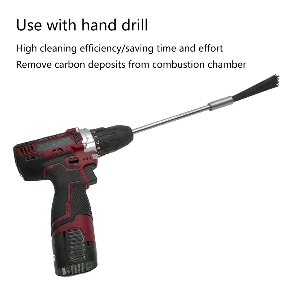 Car Carbon Deposit Cleaning Brush Engine Cleaning Brushes Easy To Use Compatible With Hand Drill Cleaning Needles Brush