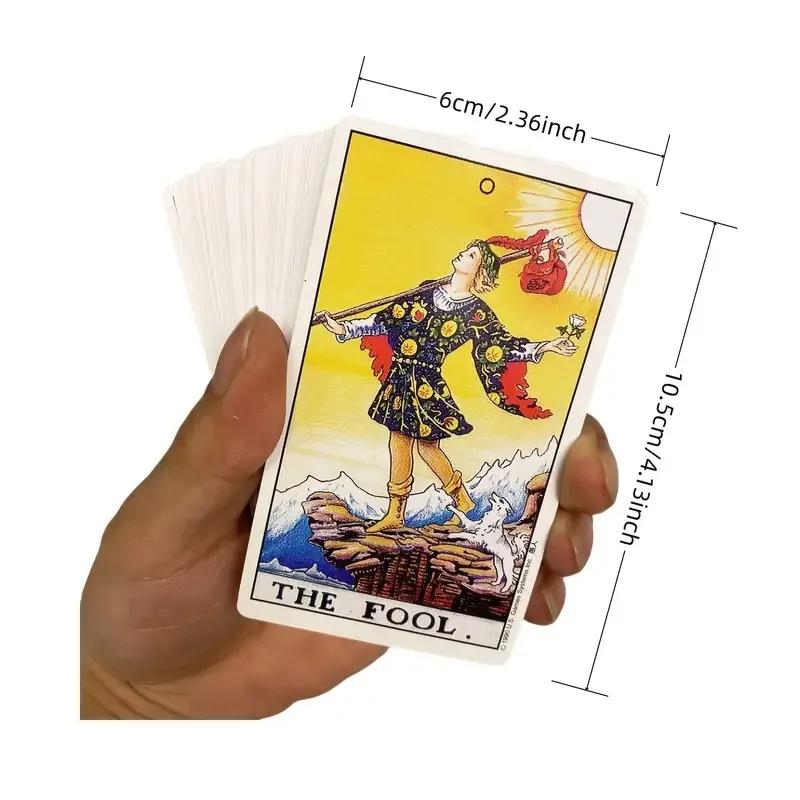 78 Card Classic Tarot Card Set Playing Cards Party Board Game Fate Card Fortune Telling Game Ideal For Beginners