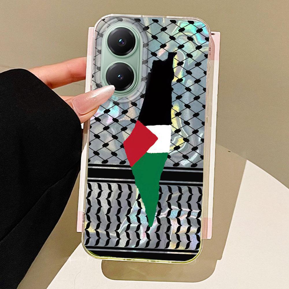 

Кейс для телефона Hattah Keffiyeh с текстурой воды для Xiaomi Poco X5 X7 M6 Pro X6 X3 Pro NFC C75 C71 C65 C61 M5S, задняя крышка-накладка из ТПУ poco X3 Pro белый