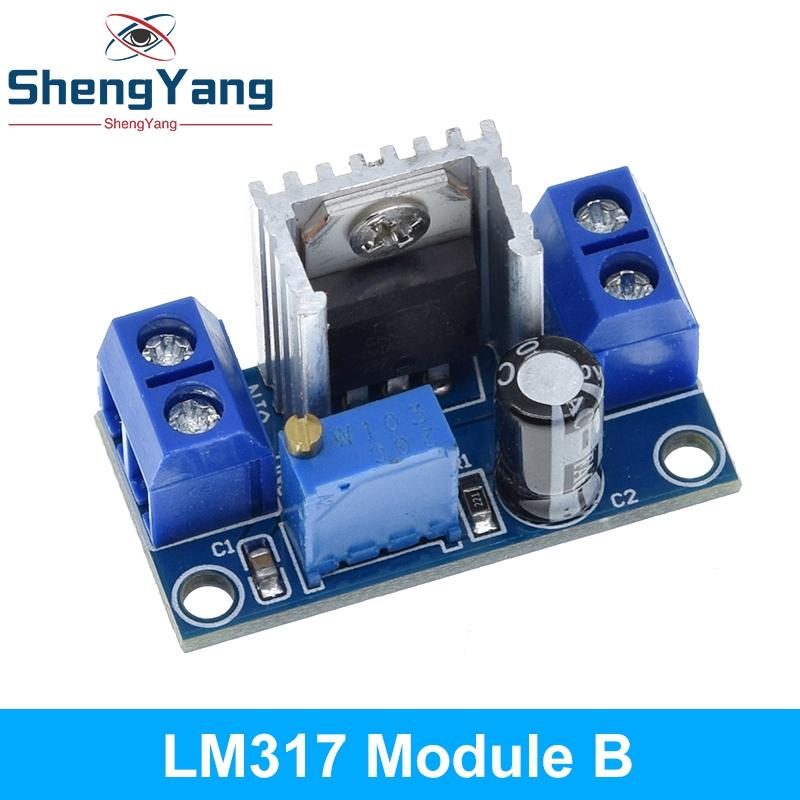 TZT LM317T DC-DC Adjustable Converter Buck Step Down Circuit Board Module Linear Regulator Power Supply with rectifier filter