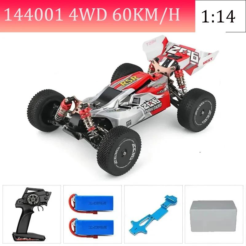 WLtoys144010 4WD Model with A Top Speed of 75 Km/h 1:14 Scale, High-speed Remote-controlled Off-road Drifting Racing Car for Boy