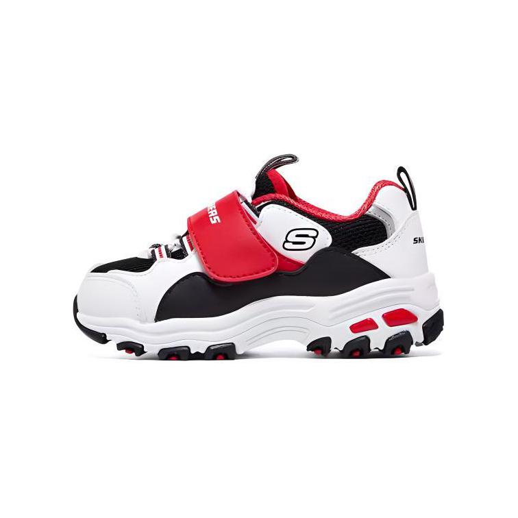 Skechers Comfortable Versatile Shock Absorbing Durable Low Top Walking Shoes Baby sneaker 405212N-WBKR 23
