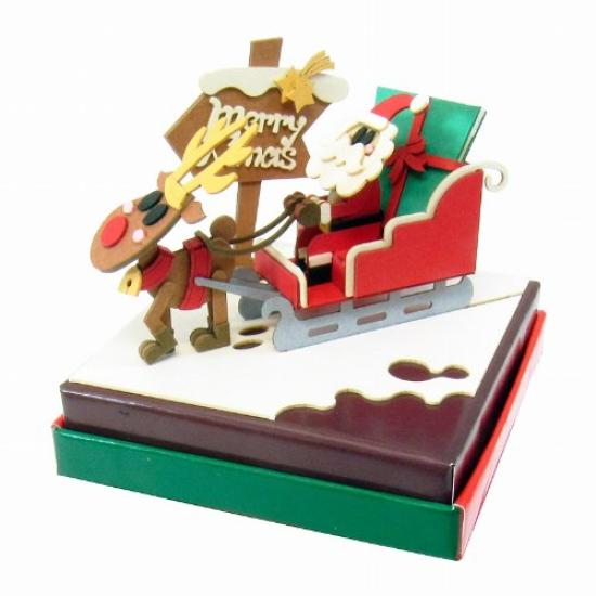 Sankei Miniature Art Mini Santa Claus Paper Craft MP05-13