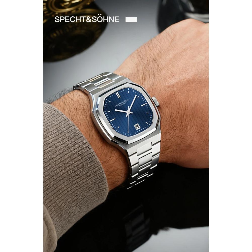 New Arrivals Specht&Sohne Watch 37MM Automatic Watches For Men Japan 8215 Movt Sapphire Crystal Stainless Steel 50M Waterproof