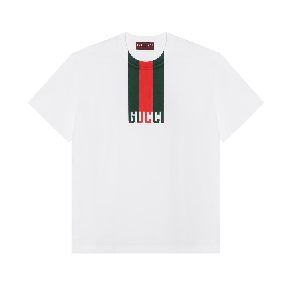 GUCCI Printed Jersey T Shirt 796395-XJG25-9692