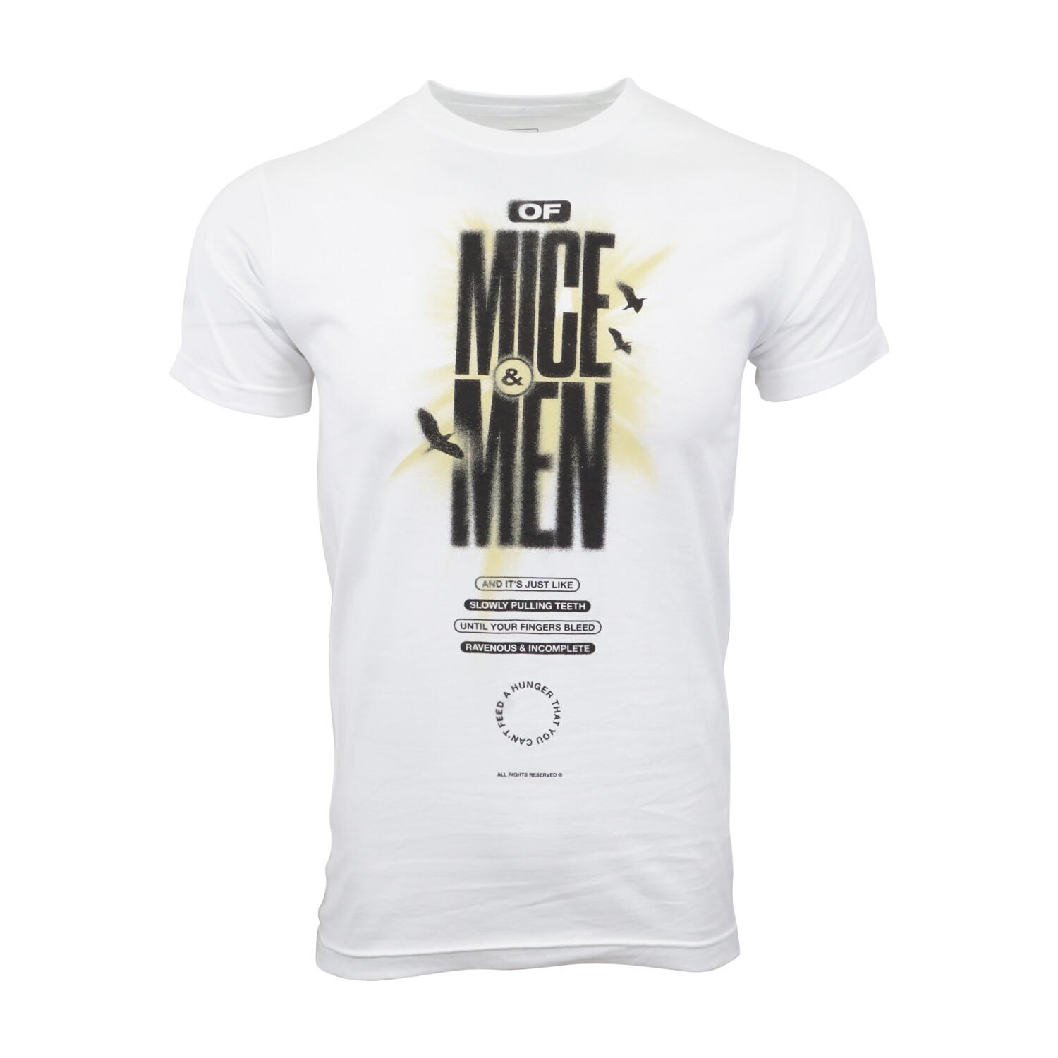 OF MICE MEN UNISEX ADULT T SHIRT L