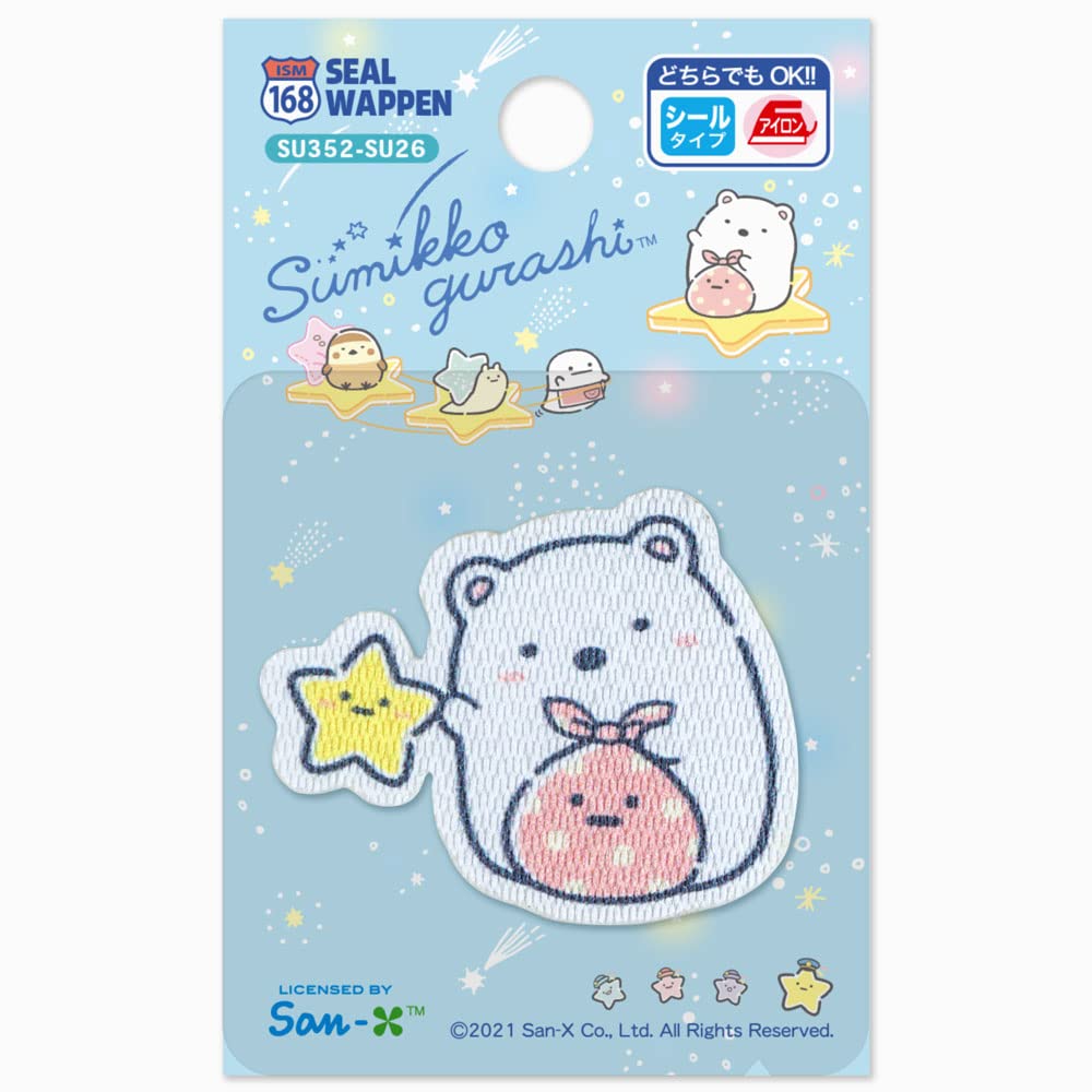 Irohaism Sumikkogurashi Sticker Patch Starry Sky Walk Iron-on SU352-SU26