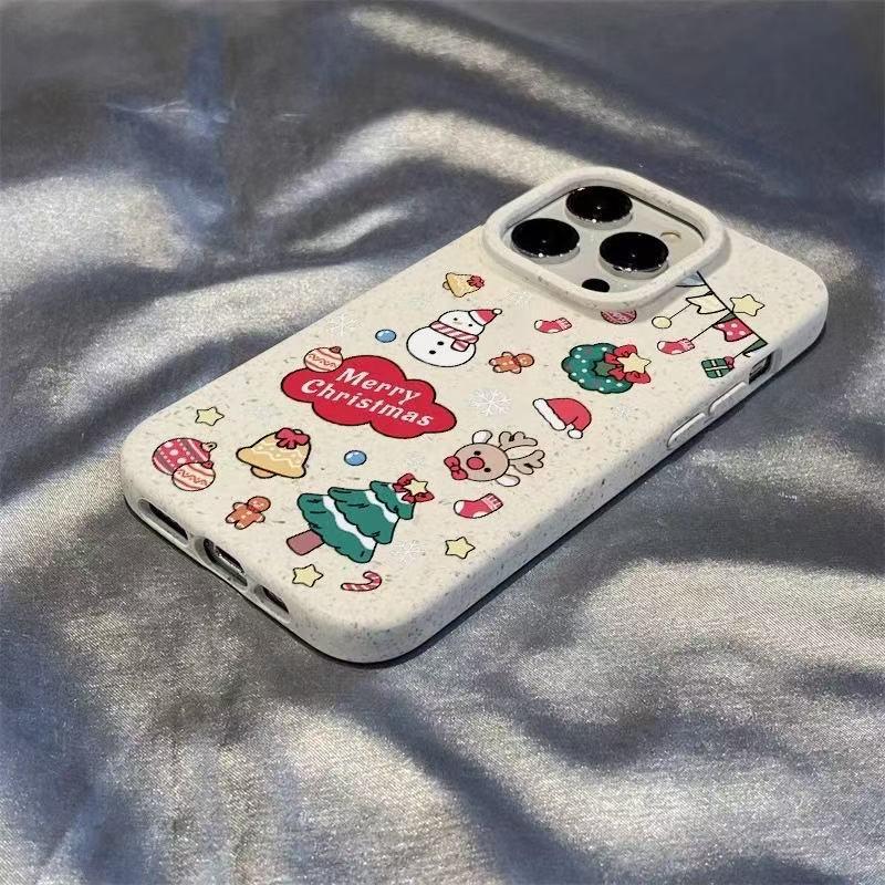 

Креативный чехол для телефона на рождественскую тематику для iPhone 13, 14, 15 Pro Max и 16 Pro iPhone 14 Pro Max