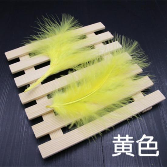 50Pcs Feather Perennial Diy Color Full-Fleece Feather Turkey Feather Jewelry Accessories Materials From 50 Pieces