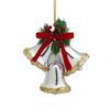 Plastic Christmas Bell Hanging Ornament Christmas Tree Bell Decoration  Window Decoration
