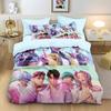 K-Pop Dämonenjäger Bettwäschesets EU Einzelbett Steppdecke Bettdecke Bettbezug Bettbezug Kissenbezug 2-3-teilige Sets Kinder Erwachsenengröße