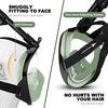 Odoland Snorkel Set, Full Face Diving Mask + Adjustable Fins + Storage Bag, 180-Degree Ultra-Wide Angle, GoPro Mountable, Anti-Fog, Easy to Put On and
