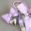 Trendy Baseball Keychain Couple Set Stylish Braided Keyring For Purse Decoration Unisex Everyday Carry Pendant