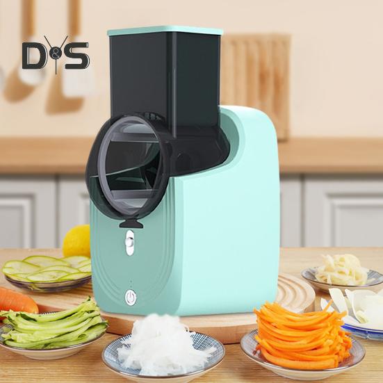 Elektrische Käsereibe, Obst- und Gemüsezerkleinerer, einfach zu bedienende Salatmaschine, Lebensmittelschneider, Zerkleinerer für Gemüse, Obst und Nüsse