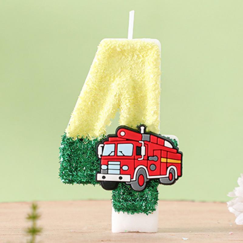 

TEMU Xiyin Creative Cartoon Car Birthday Cake Candles for Kids