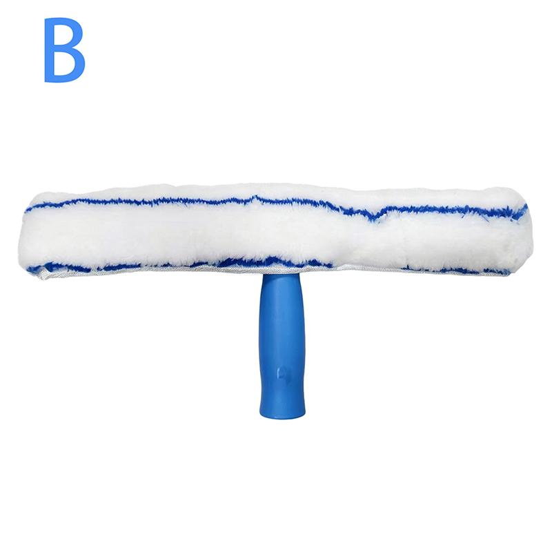 1 Stuk/1 Set 35CM Ruitenreinigingscombinatie Rakel & Microvezel Ruitenwasser Douchewissers Ruitenglas Wisser Reinigingsgereedschap