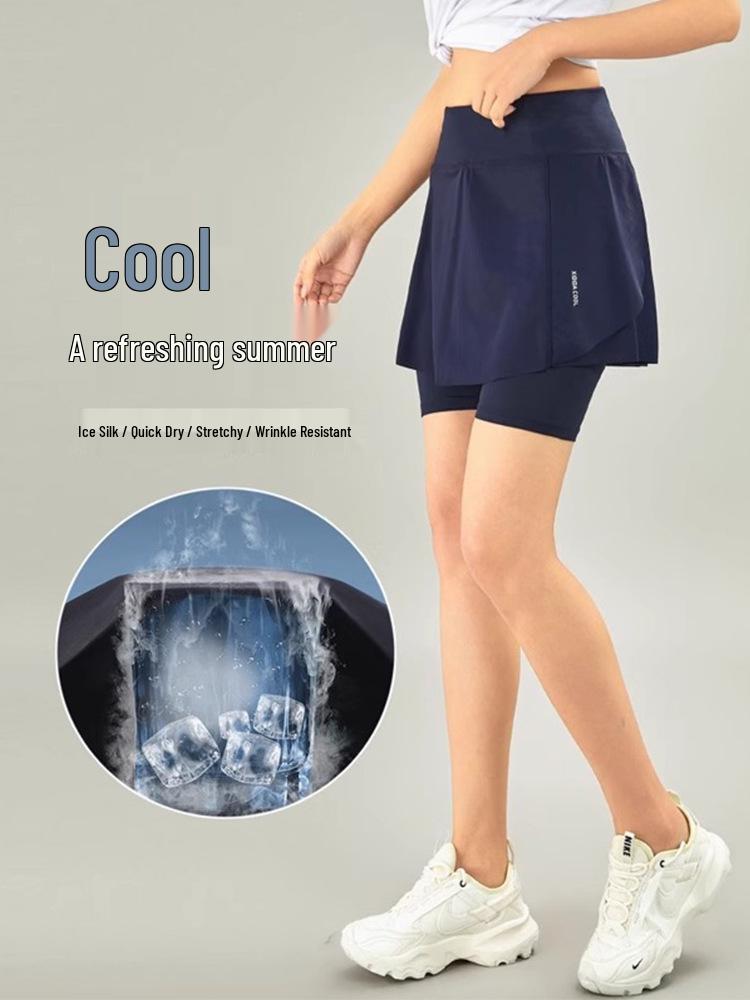 Women's Quick-Dry Tennis & Badminton Skorts for Fitness, Running, or Yoga