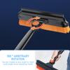 Extendable Snow Brush Emergency Snow, Extendable Aluminum Alloy Pole With Foam Grip Pivoting Brush Head For Car SUV Truck Christmas Car