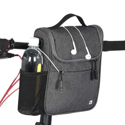 Rhinowalk Bicycle Front Bag, Handlebar Bag, Frame Bag, Side Bag (Gray)