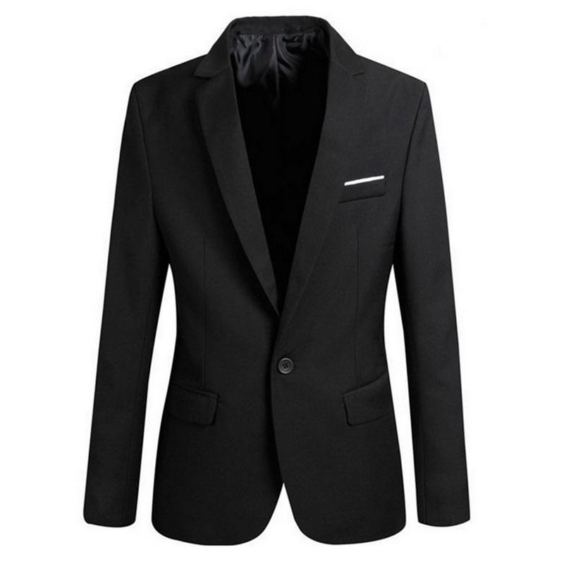 casual black suit jacket