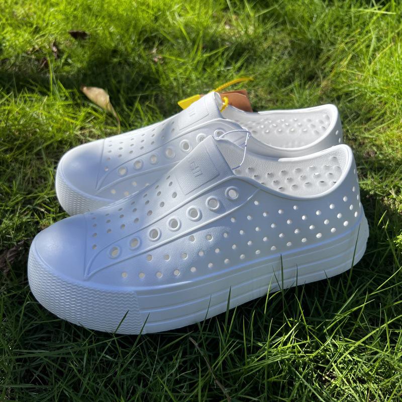 Women's Waterproof Breathable Slip-On Sandals with Thick Sole for Outdoor Summer Activities